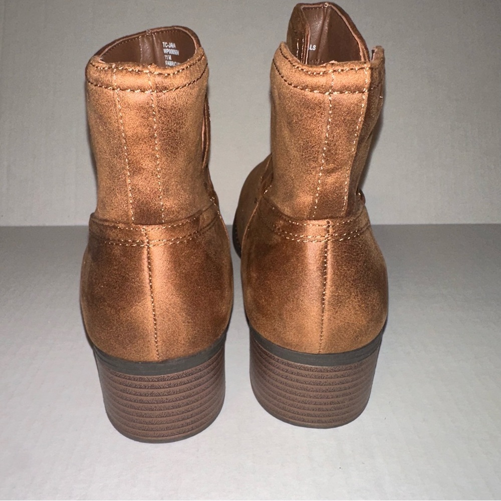 True Craft Java Booties Brown Suede Winter Boots … - image 4
